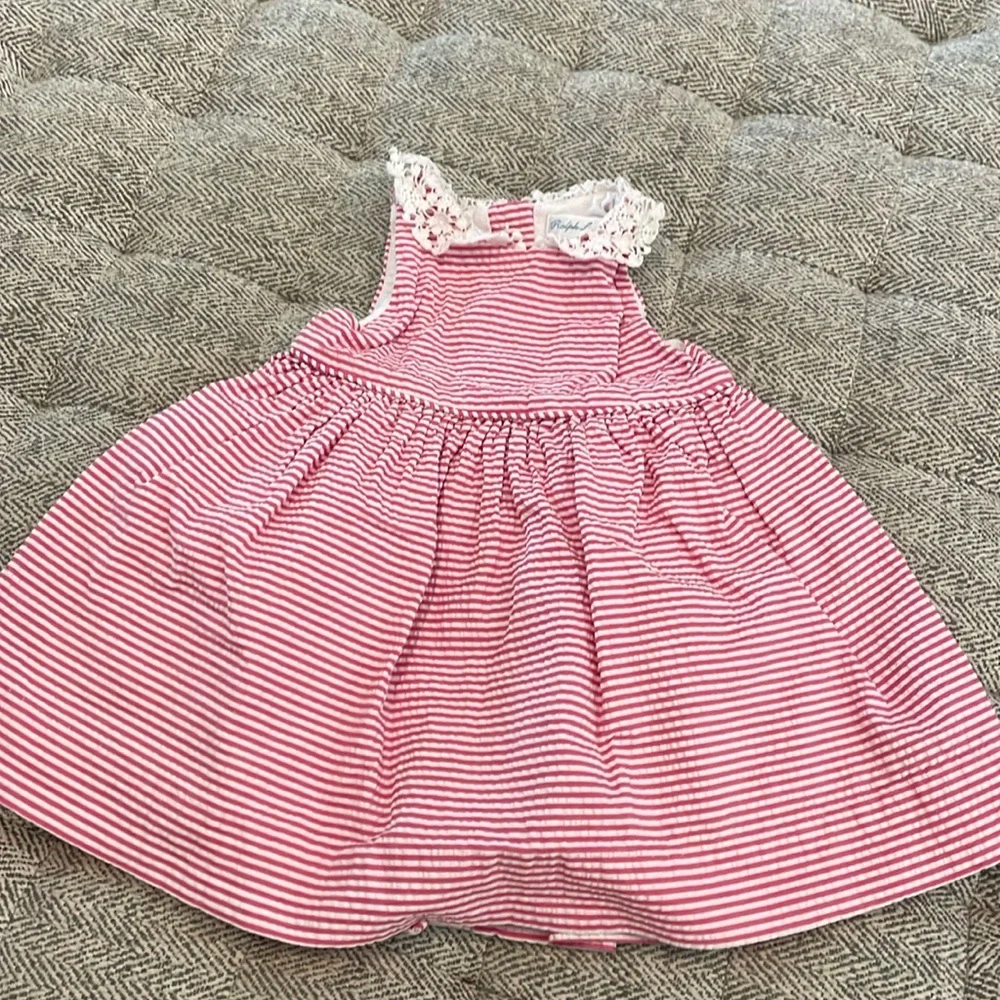 Ralph Lauren seersucker dress size 6 mths